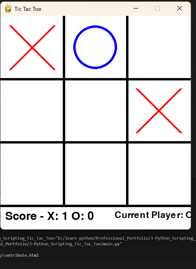 Tic Tac Toe Project